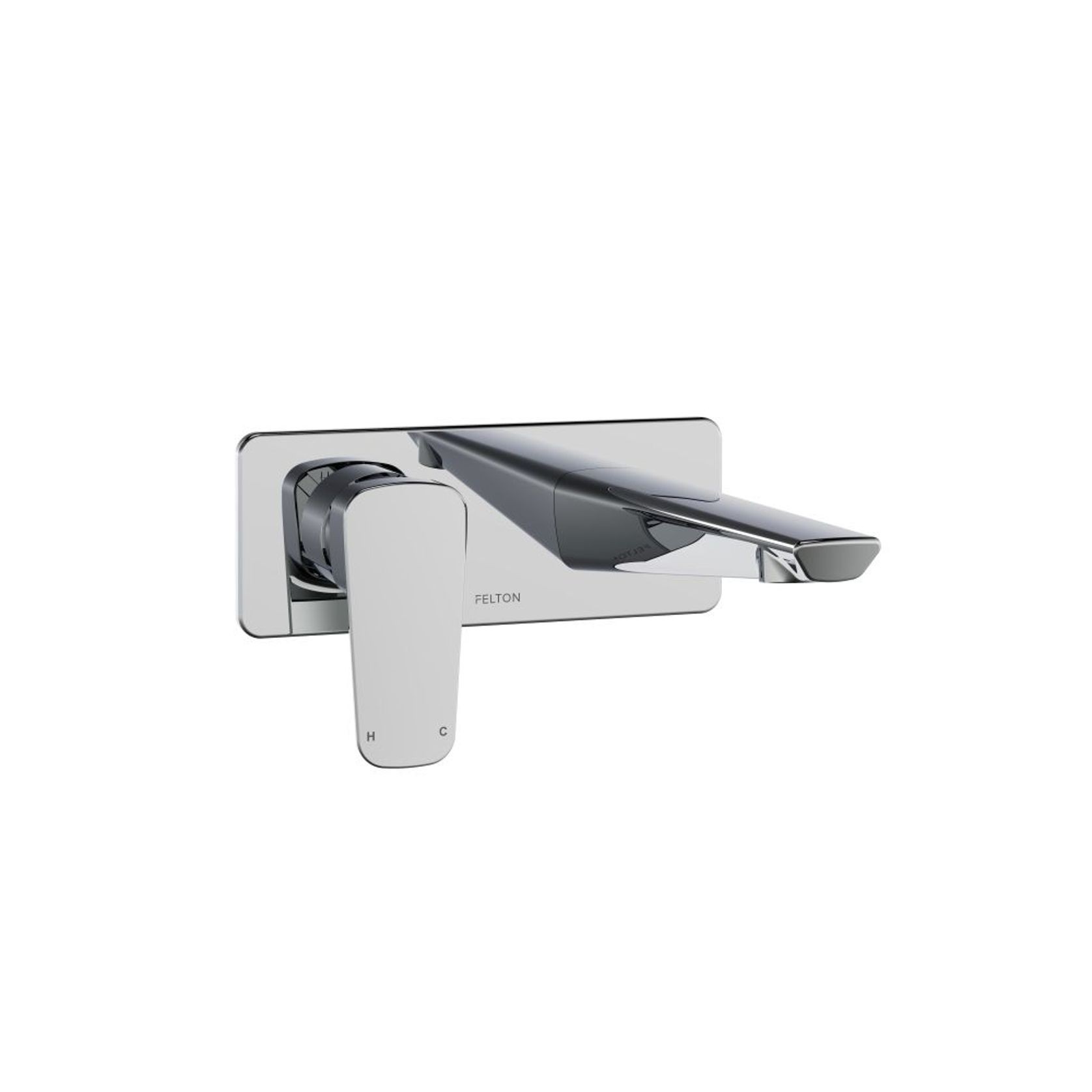 Axiss II Wall Mounted Basin/Bath Mixer 35mm L/H gallery detail image