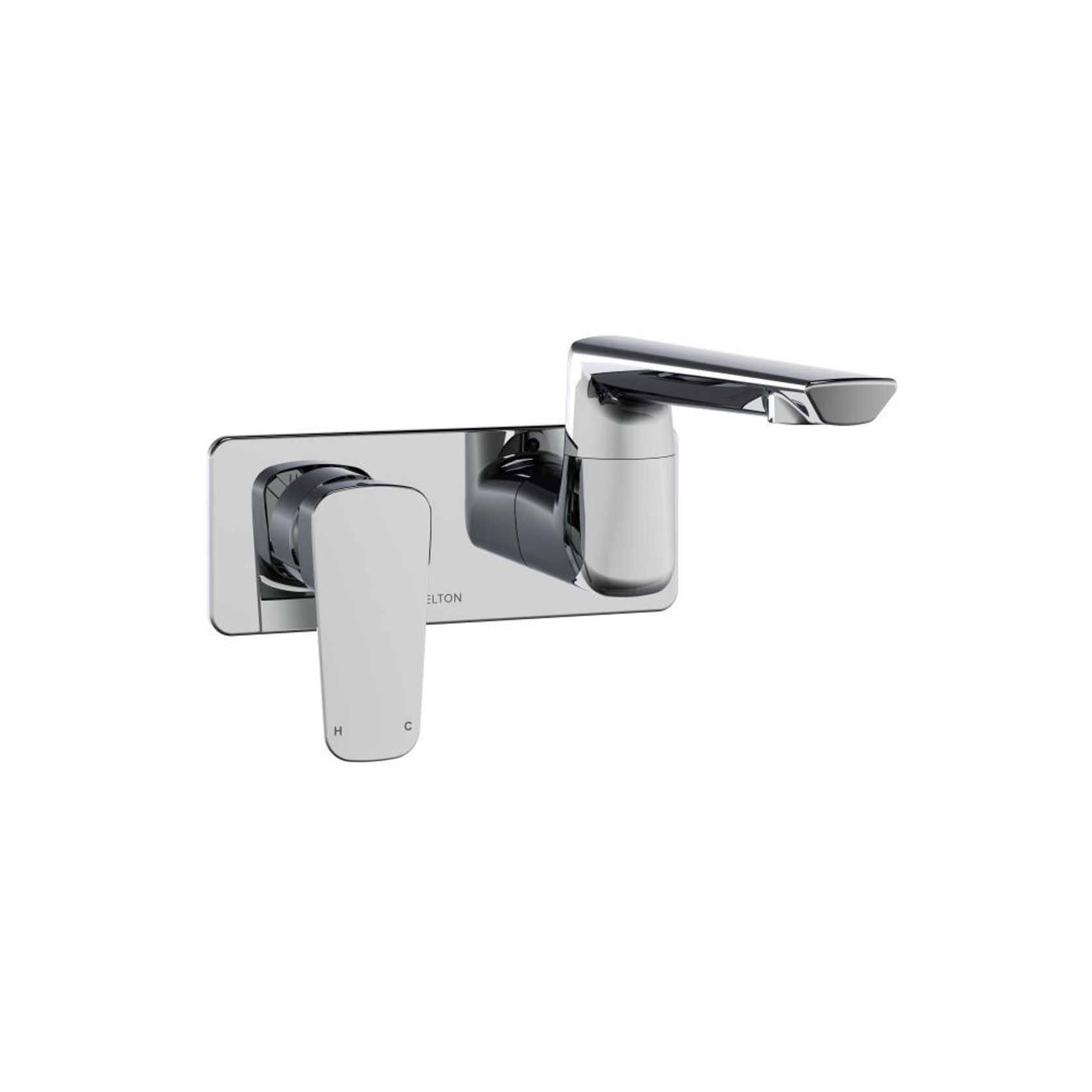 Axiss II Wall Mounted Swivel Basin/Bath Mixer 35mm L/H gallery detail image