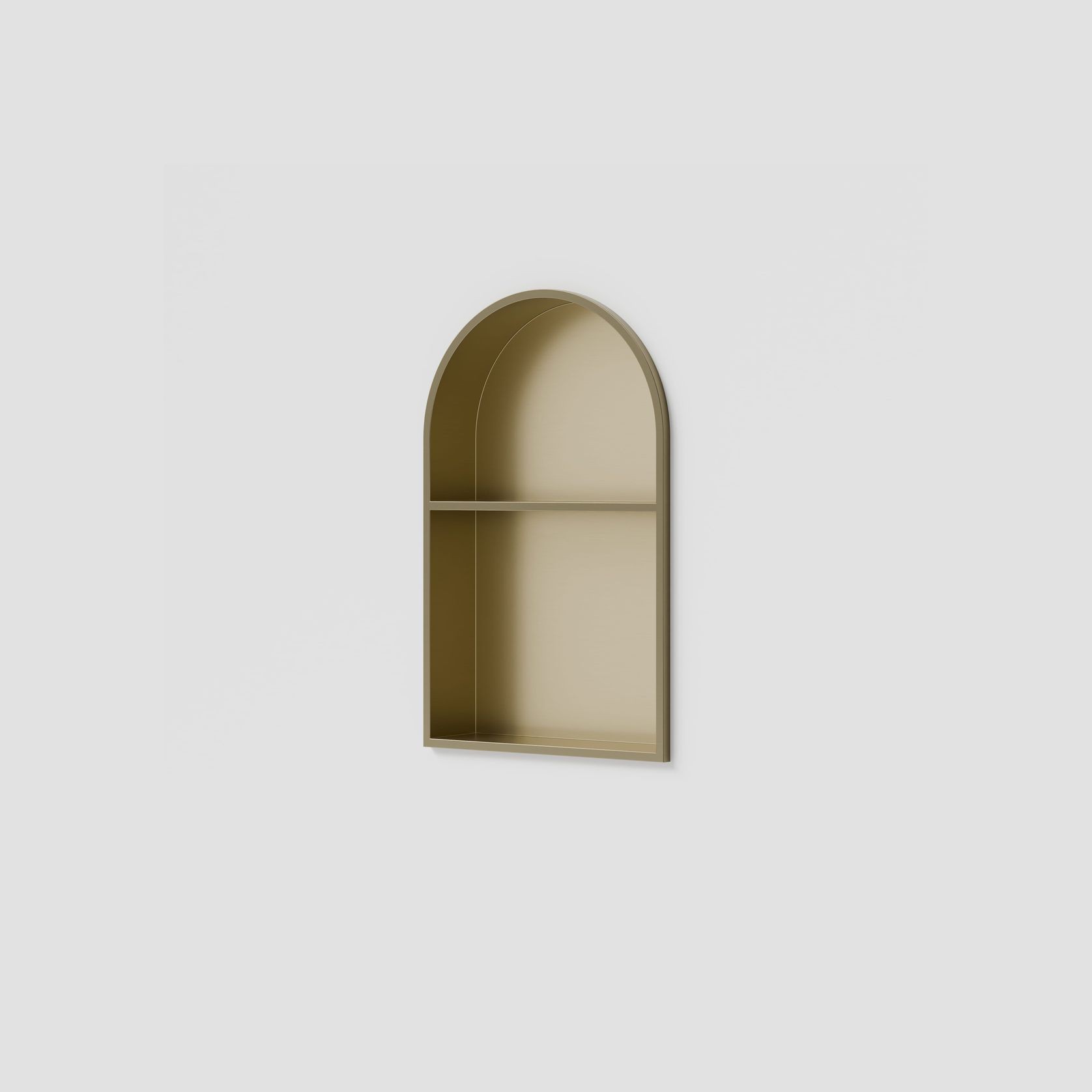 Acacia Arch Shower Niche with Shelf gallery detail image