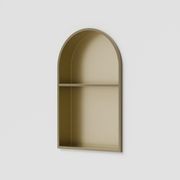 Acacia Arch Shower Niche with Shelf gallery detail image