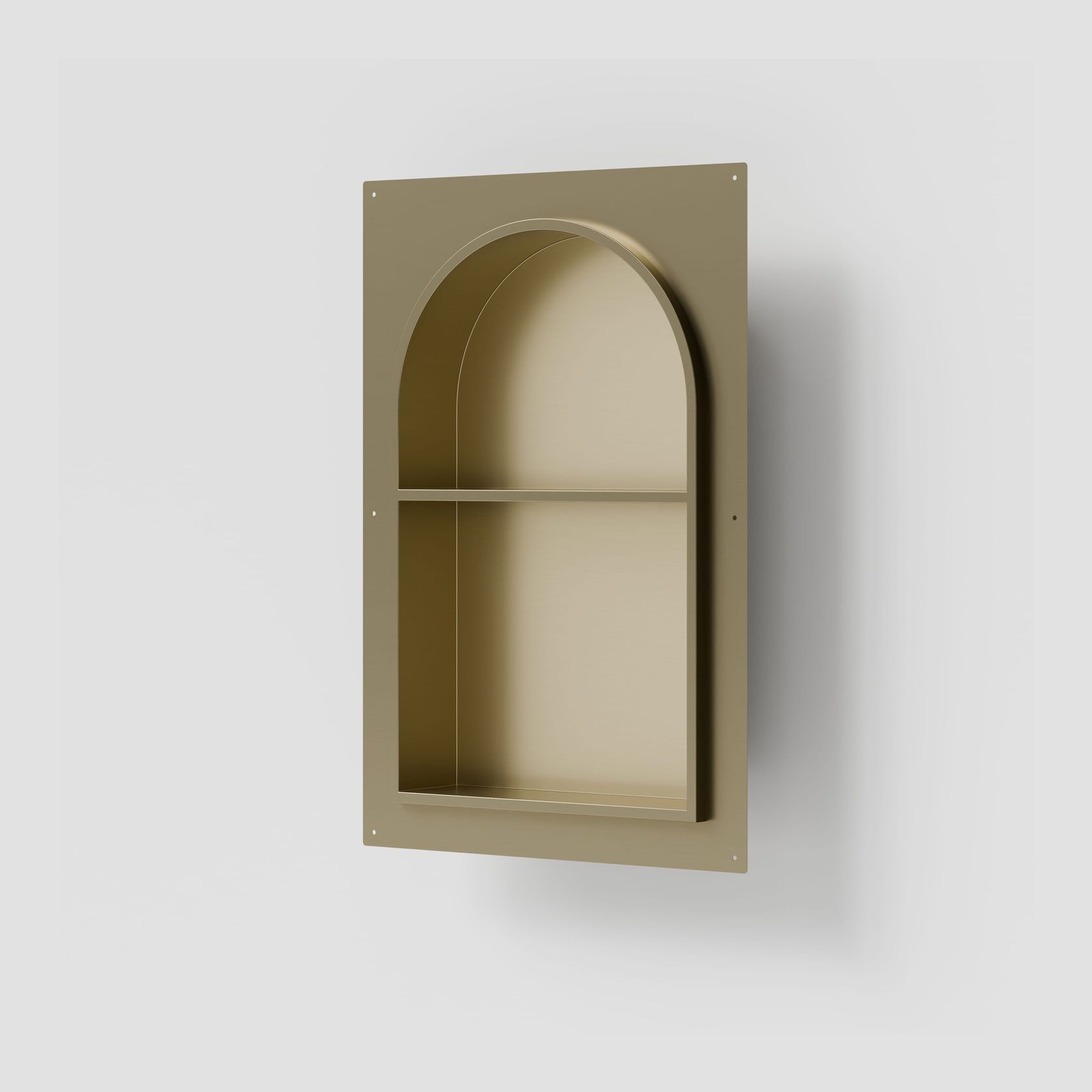Acacia Arch Shower Niche with Shelf gallery detail image