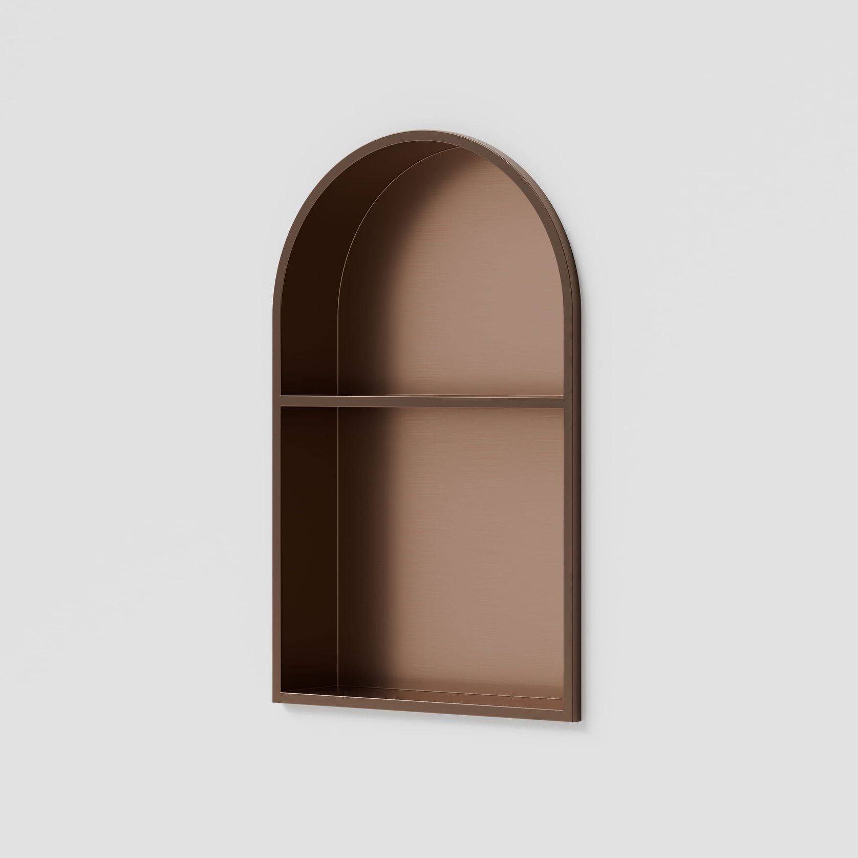Acacia Arch Shower Niche with Shelf gallery detail image