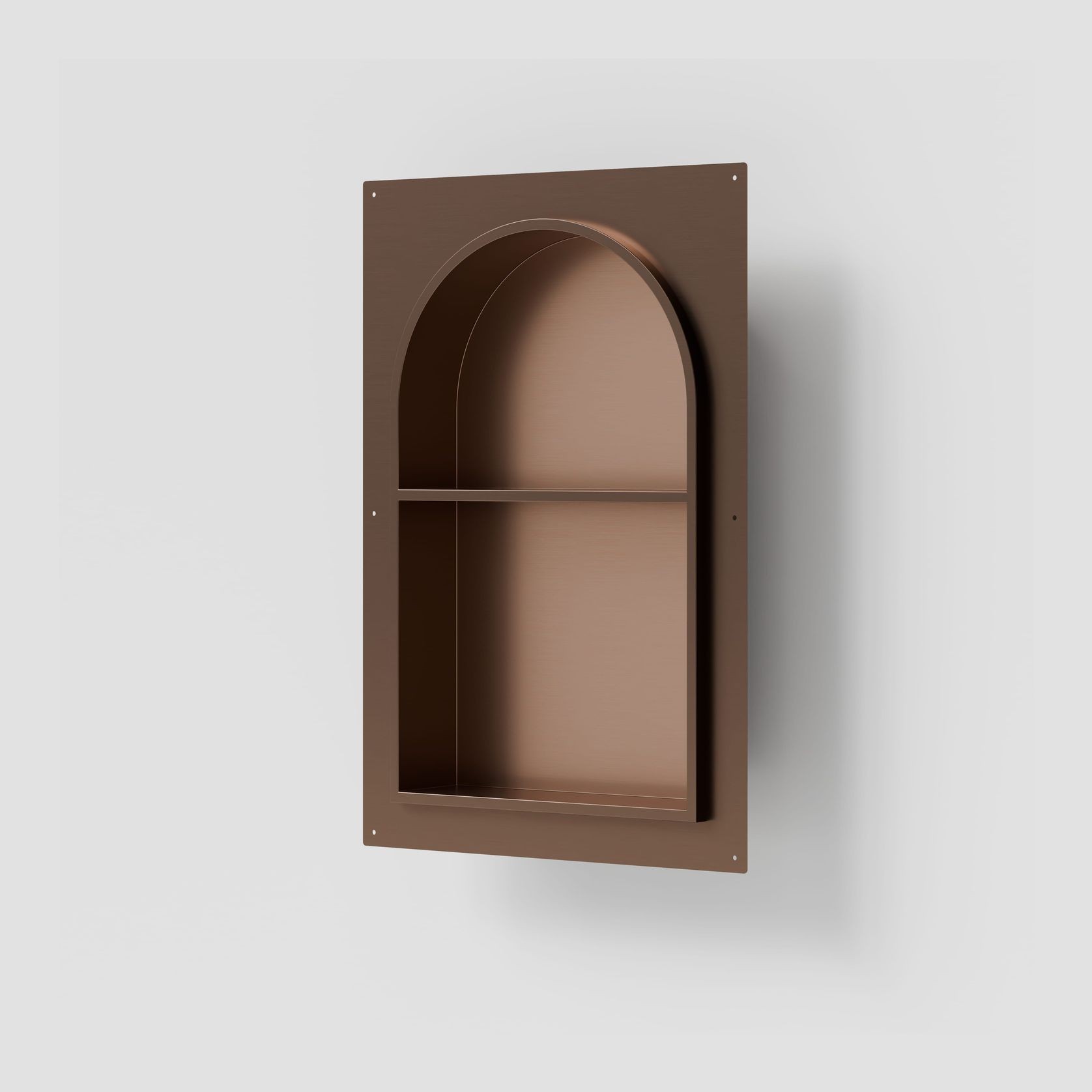 Acacia Arch Shower Niche with Shelf gallery detail image