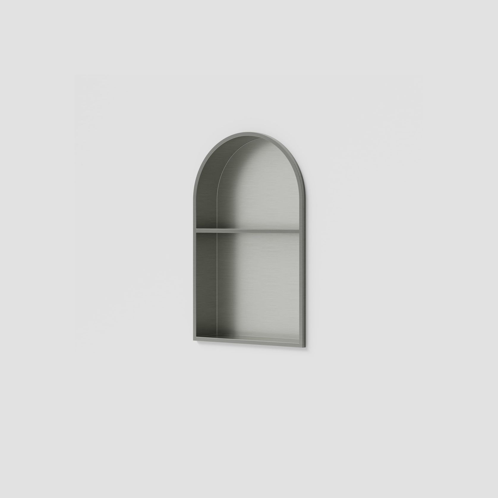 Acacia Arch Shower Niche with Shelf gallery detail image