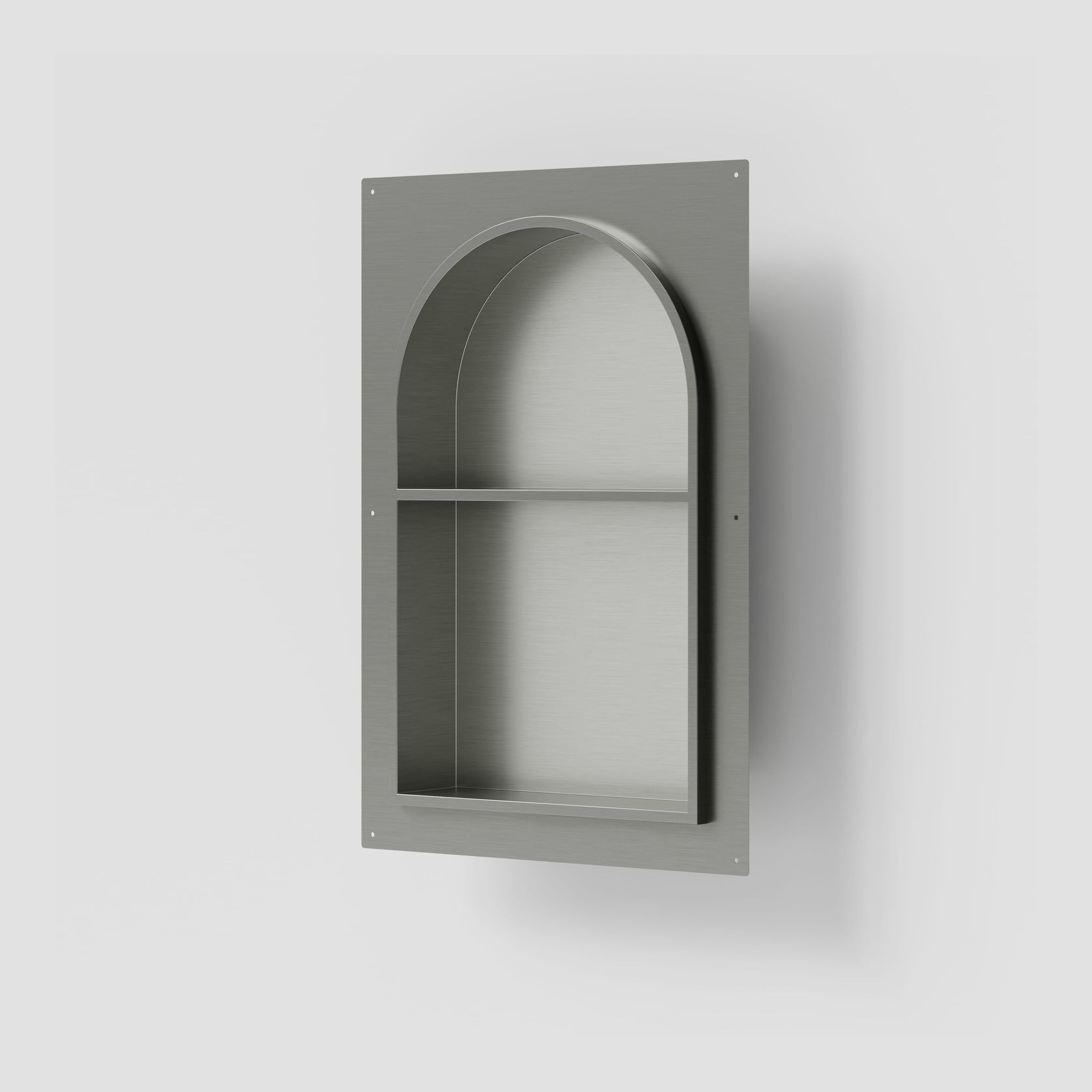Acacia Arch Shower Niche with Shelf gallery detail image