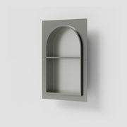 Acacia Arch Shower Niche with Shelf gallery detail image