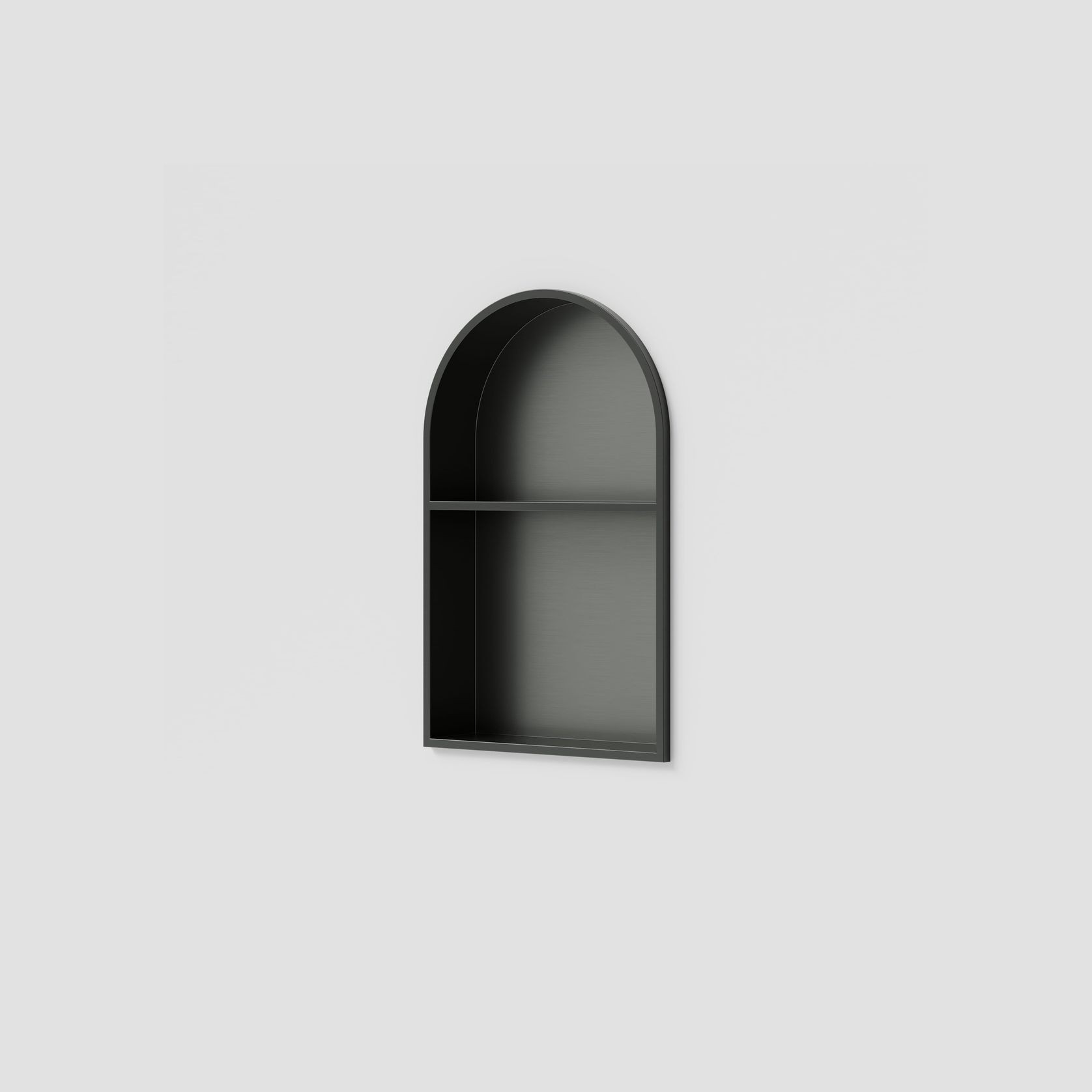 Acacia Arch Shower Niche with Shelf gallery detail image