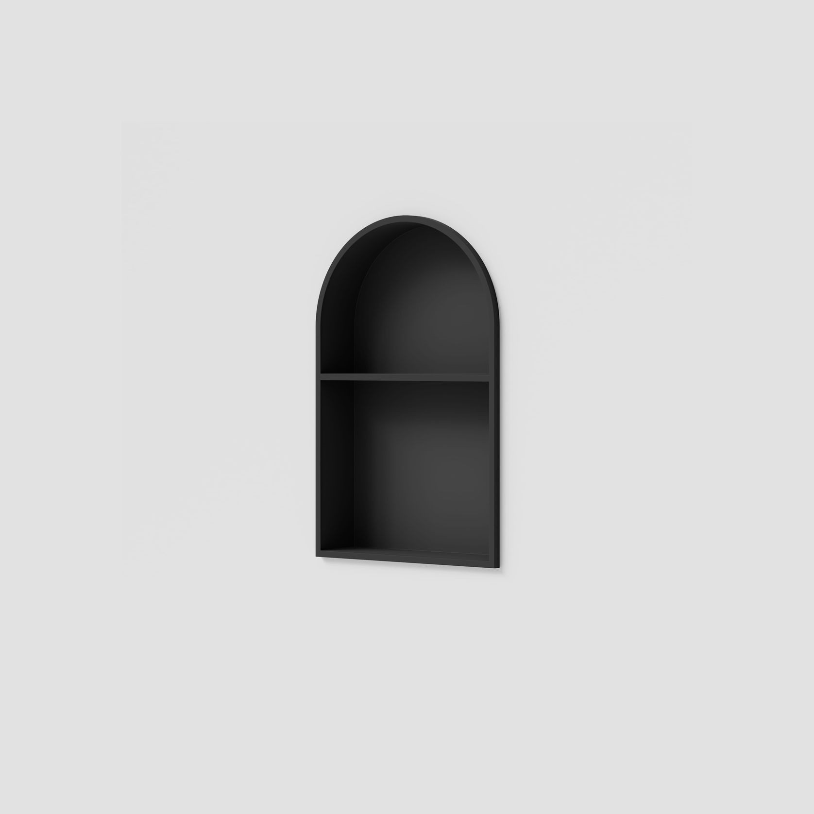 Acacia Arch Shower Niche with Shelf gallery detail image