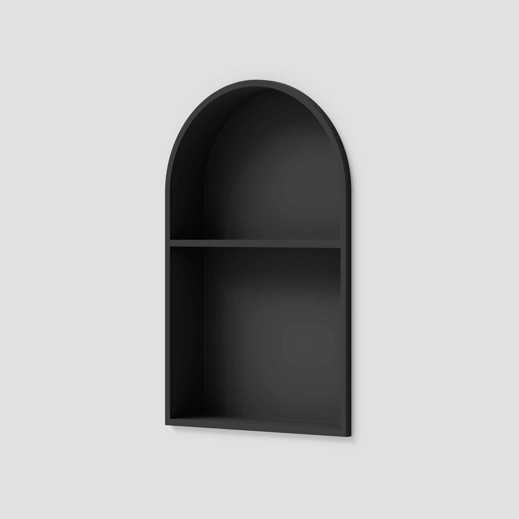 Acacia Arch Shower Niche with Shelf gallery detail image