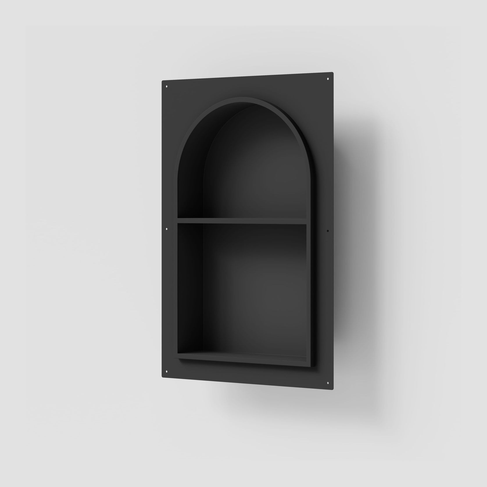 Acacia Arch Shower Niche with Shelf gallery detail image