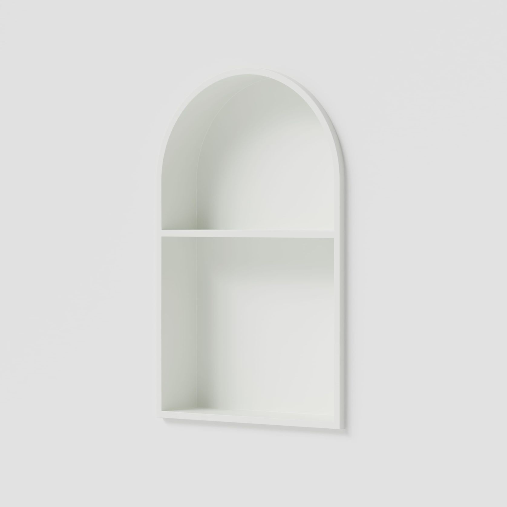 Acacia Arch Shower Niche with Shelf gallery detail image