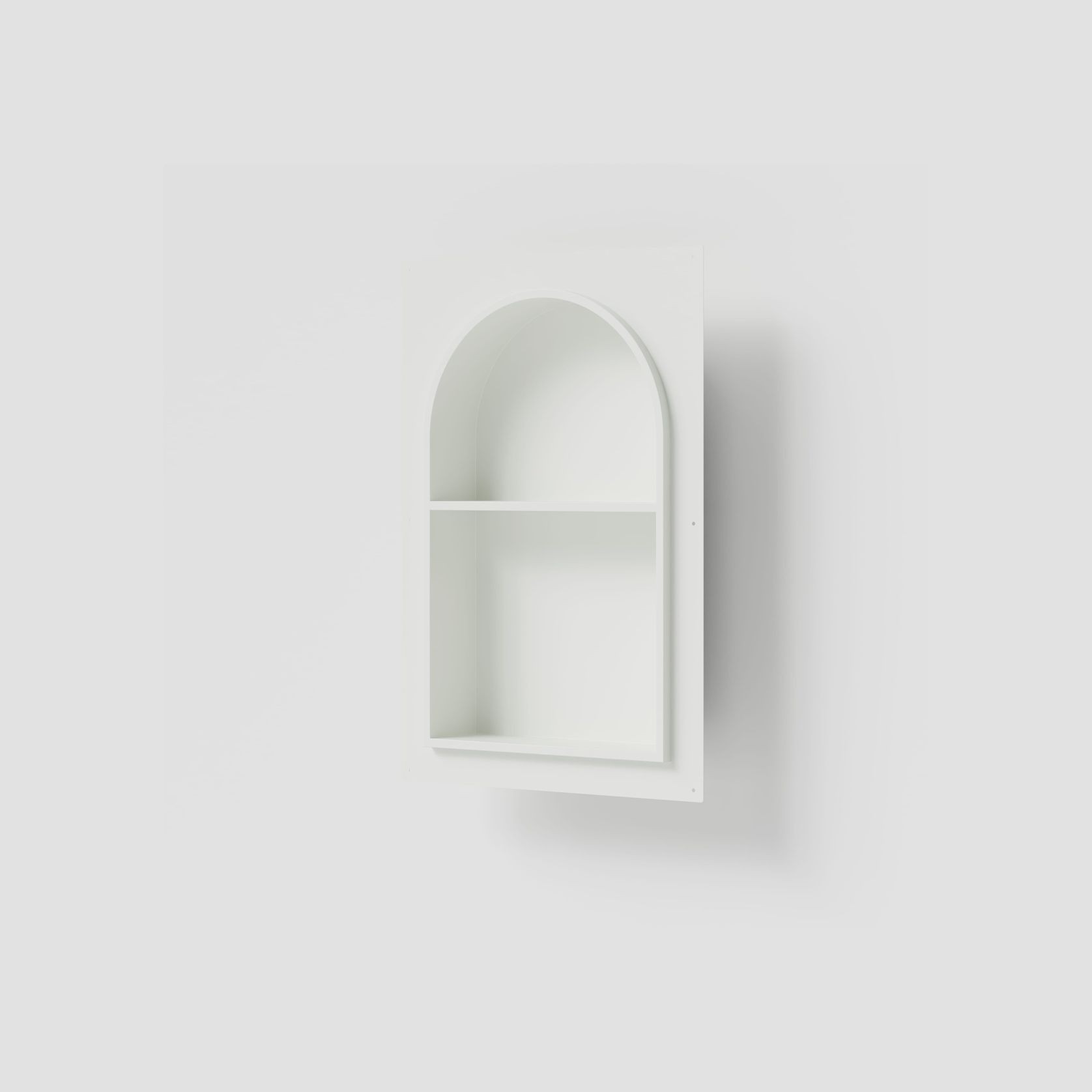 Acacia Arch Shower Niche with Shelf gallery detail image