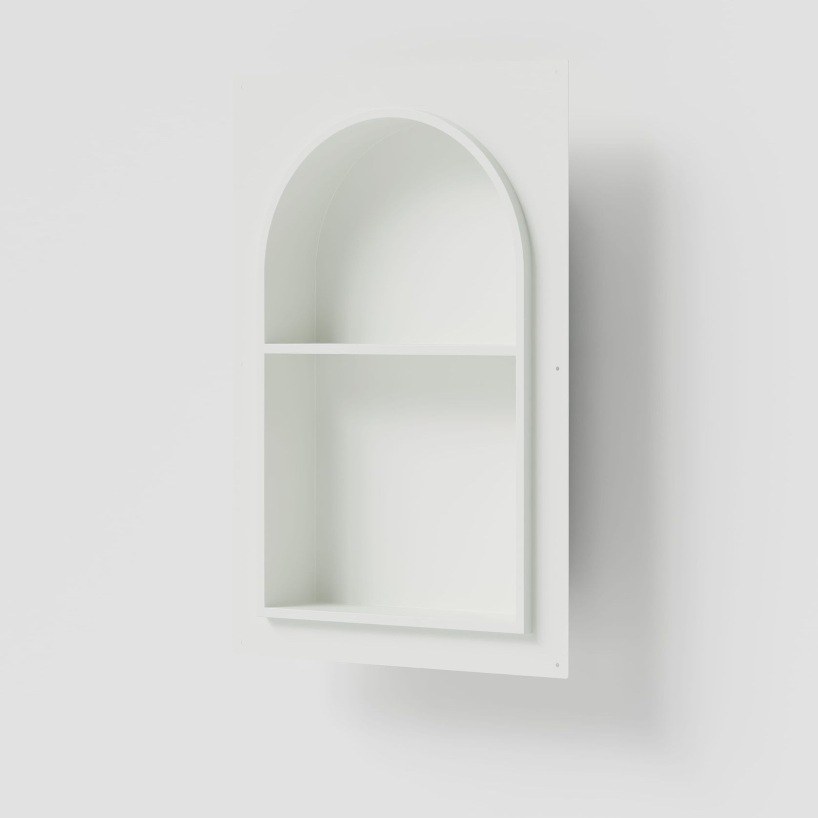 Acacia Arch Shower Niche with Shelf gallery detail image