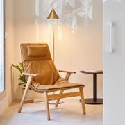 Ace Armchair - Wooden Base with Arms & Headrest gallery detail image