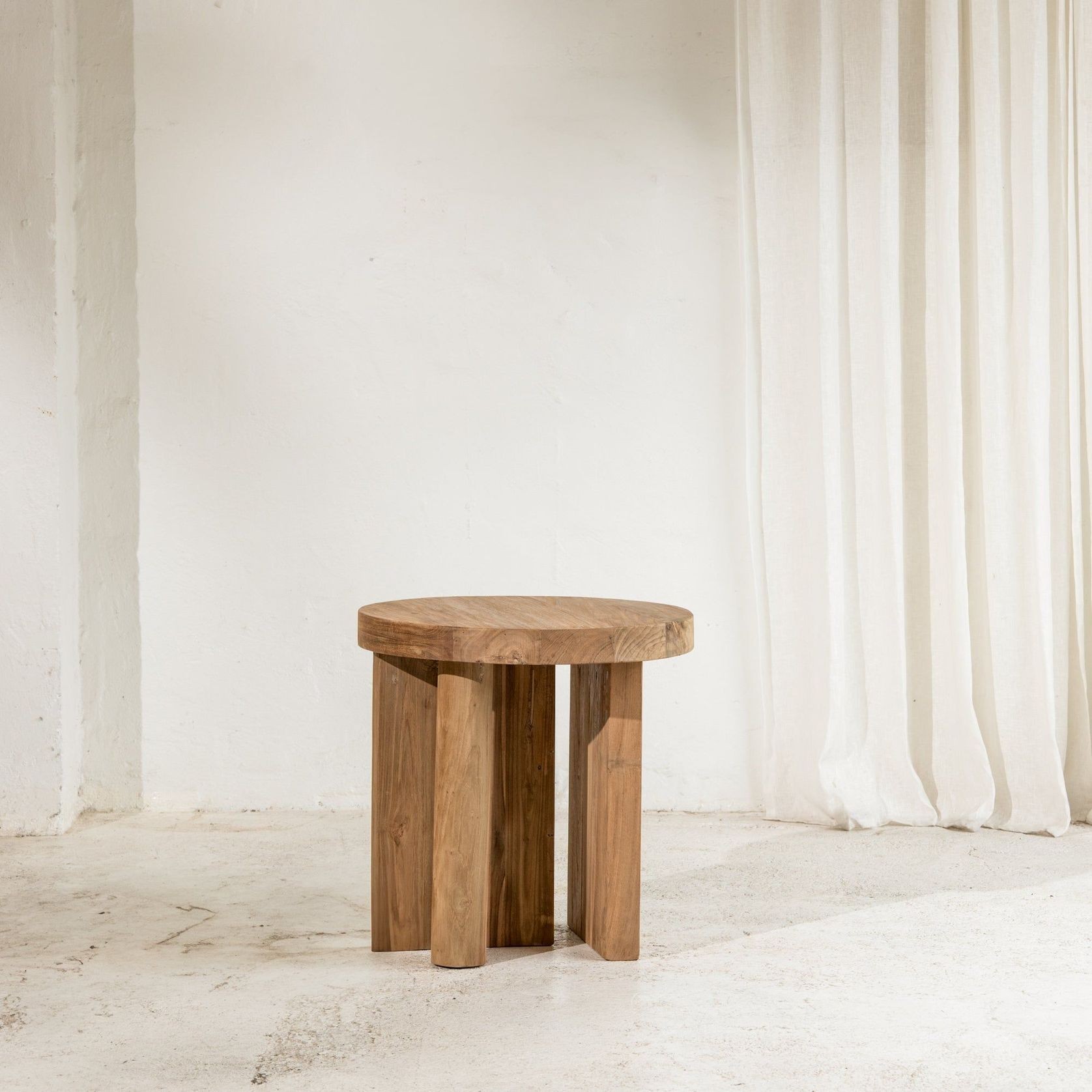 Adelphe Teak Side Table gallery detail image