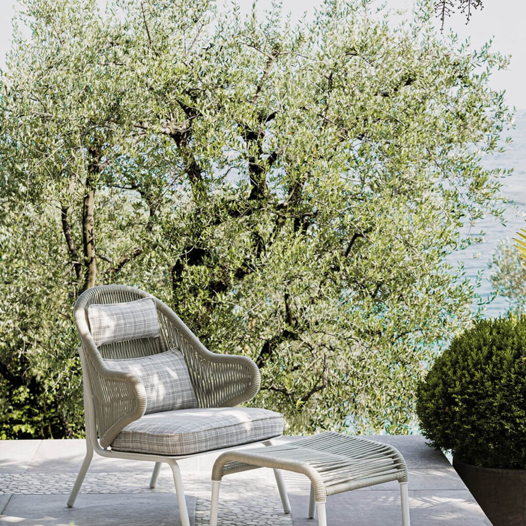 Pleasure 2.0 Outdoor Footstool by Atmosphera gallery detail image