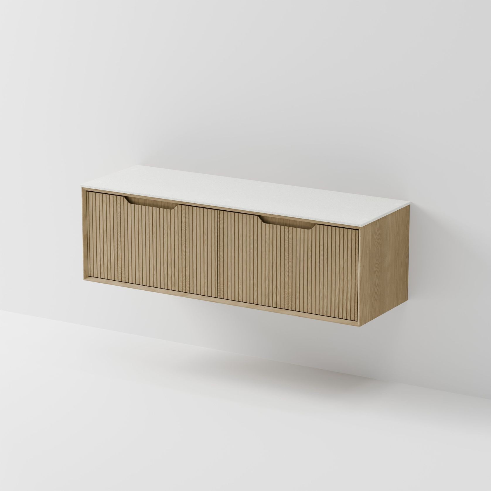 Aria 1500 Vanity | Villastone Slab Top gallery detail image