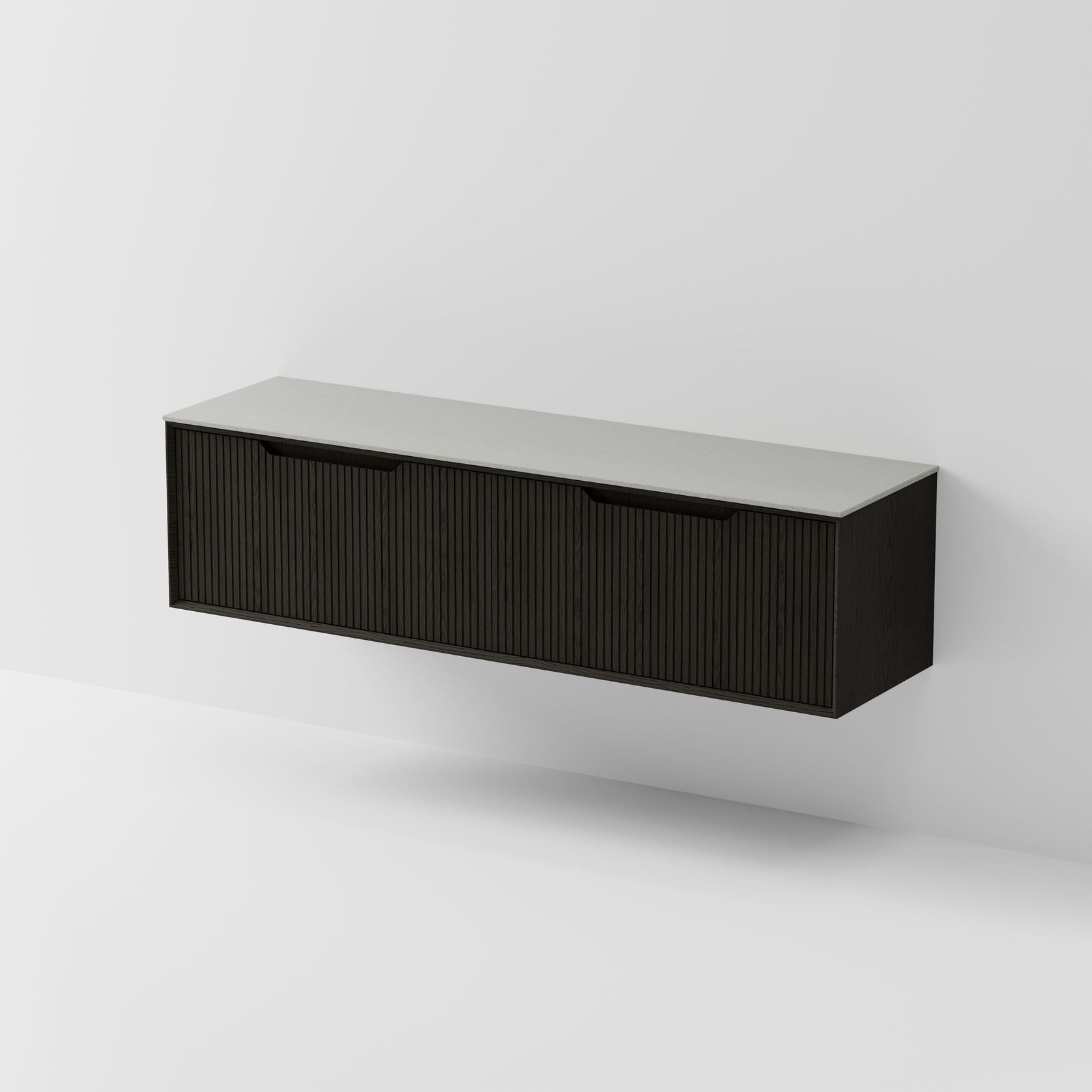 Aria 1800 Vanity | Villastone Slab Top gallery detail image