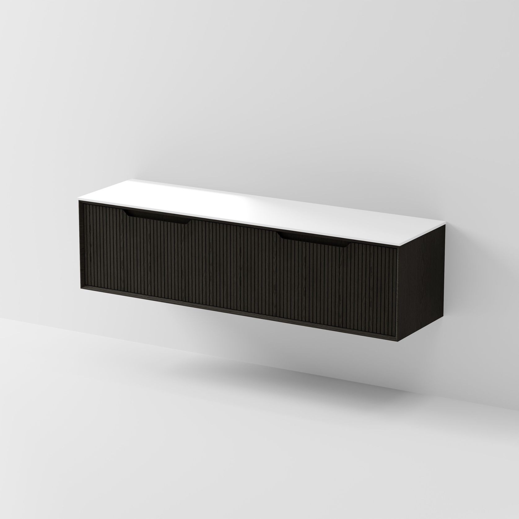 Aria 1800 Vanity | Villastone Slab Top gallery detail image