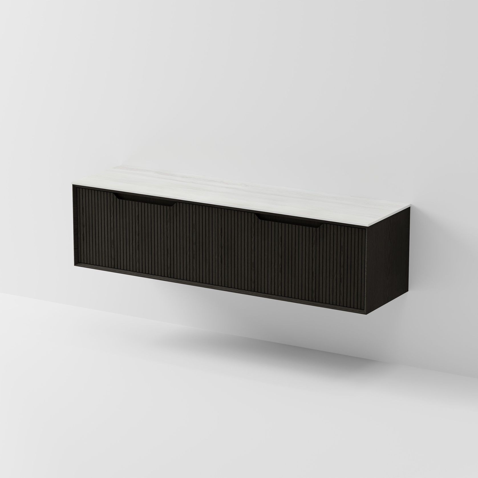 Aria 1800 Vanity | Villastone Slab Top gallery detail image