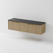 Aria 1800DB Vanity | Concrete Slab Top gallery detail image