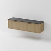 Aria 1800DB Vanity | Concrete Slab Top gallery detail image