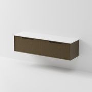 Aria 1800DB Vanity | Concrete Slab Top gallery detail image