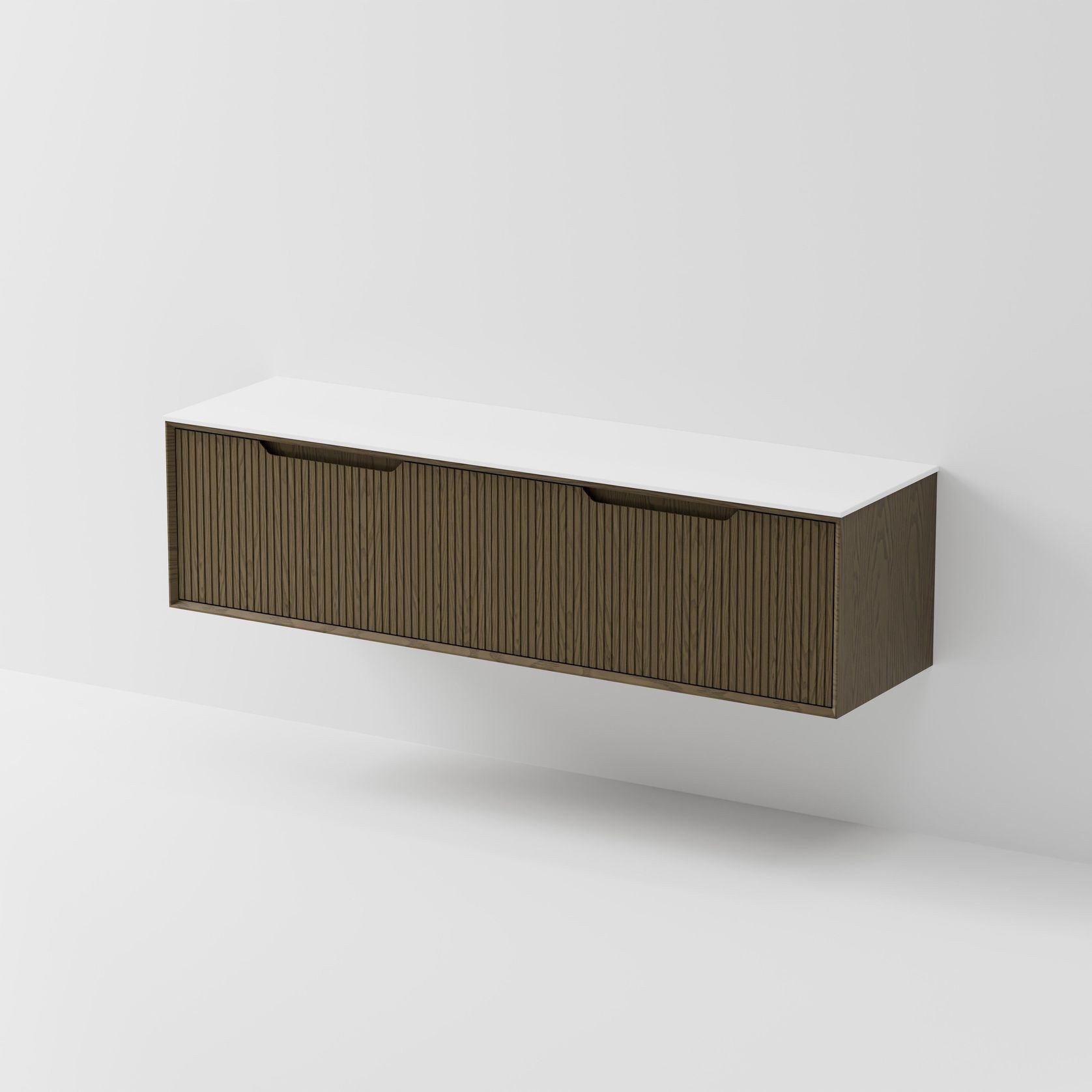 Aria 1800 Vanity | Villastone Slab Top gallery detail image