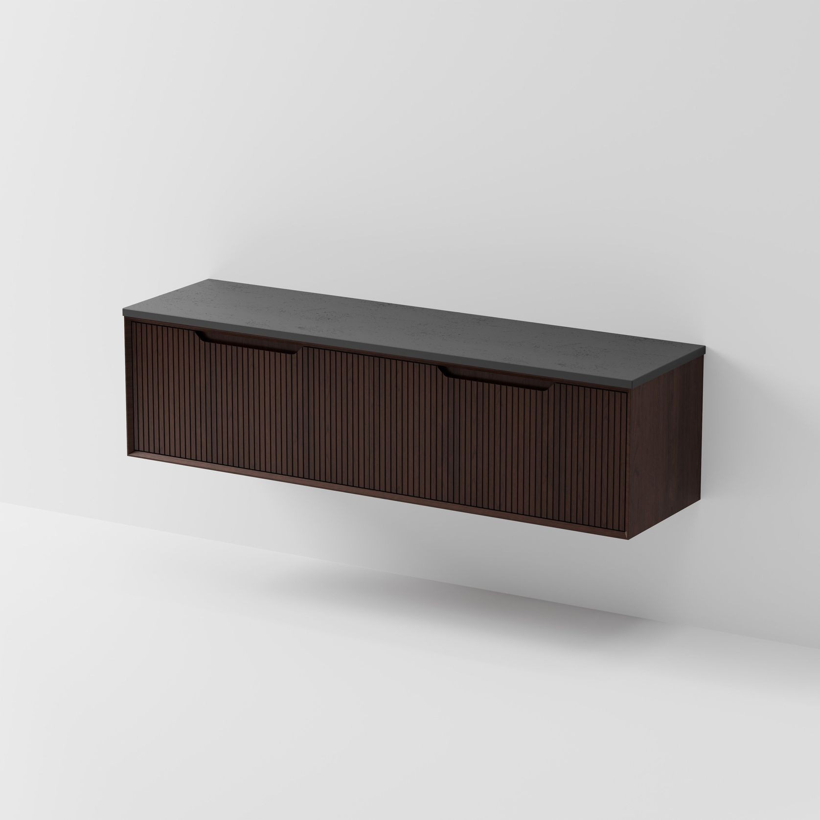 Aria 1800DB Vanity | Concrete Slab Top gallery detail image