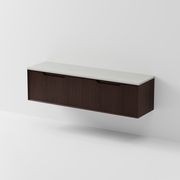 Aria 1800DB Vanity | Concrete Slab Top gallery detail image