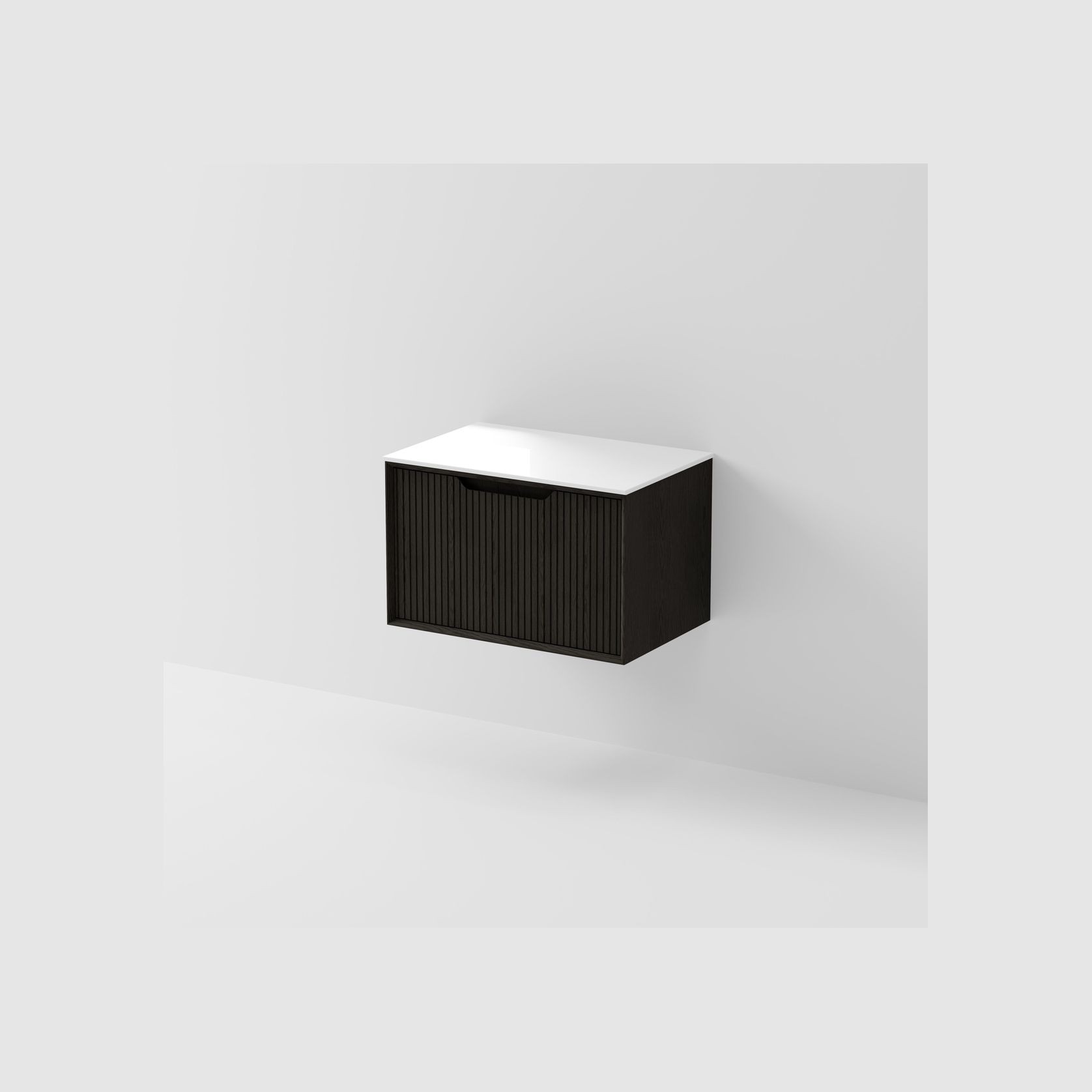 Aria 750 Wall Hung Vanity | Villastone Slab Top gallery detail image