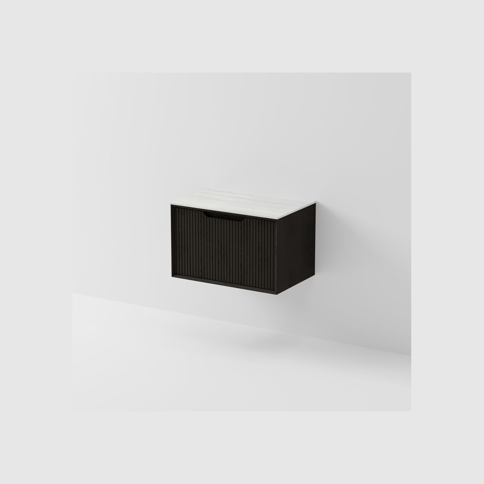Aria 750 Wall Hung Vanity | Villastone Slab Top gallery detail image