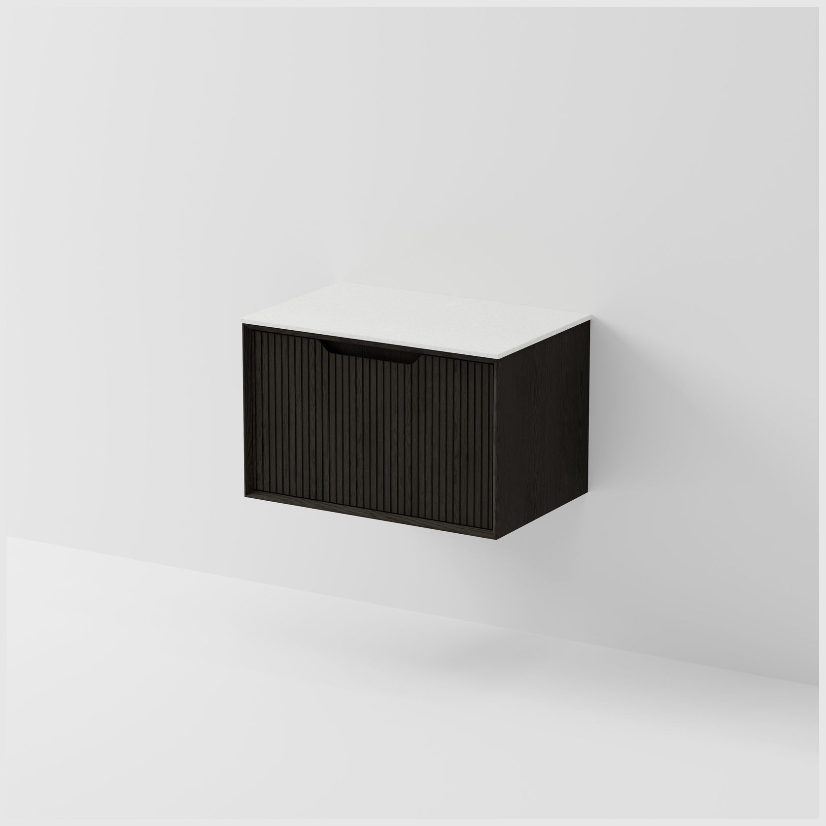 Aria 750 Wall Hung Vanity | Villastone Slab Top gallery detail image
