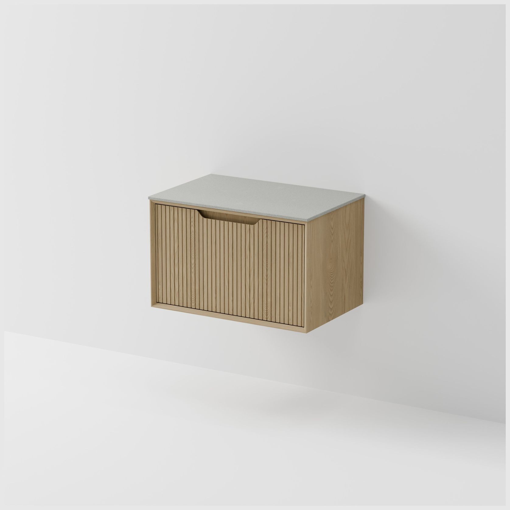 Aria 750 Wall Hung Vanity | Villastone Slab Top gallery detail image