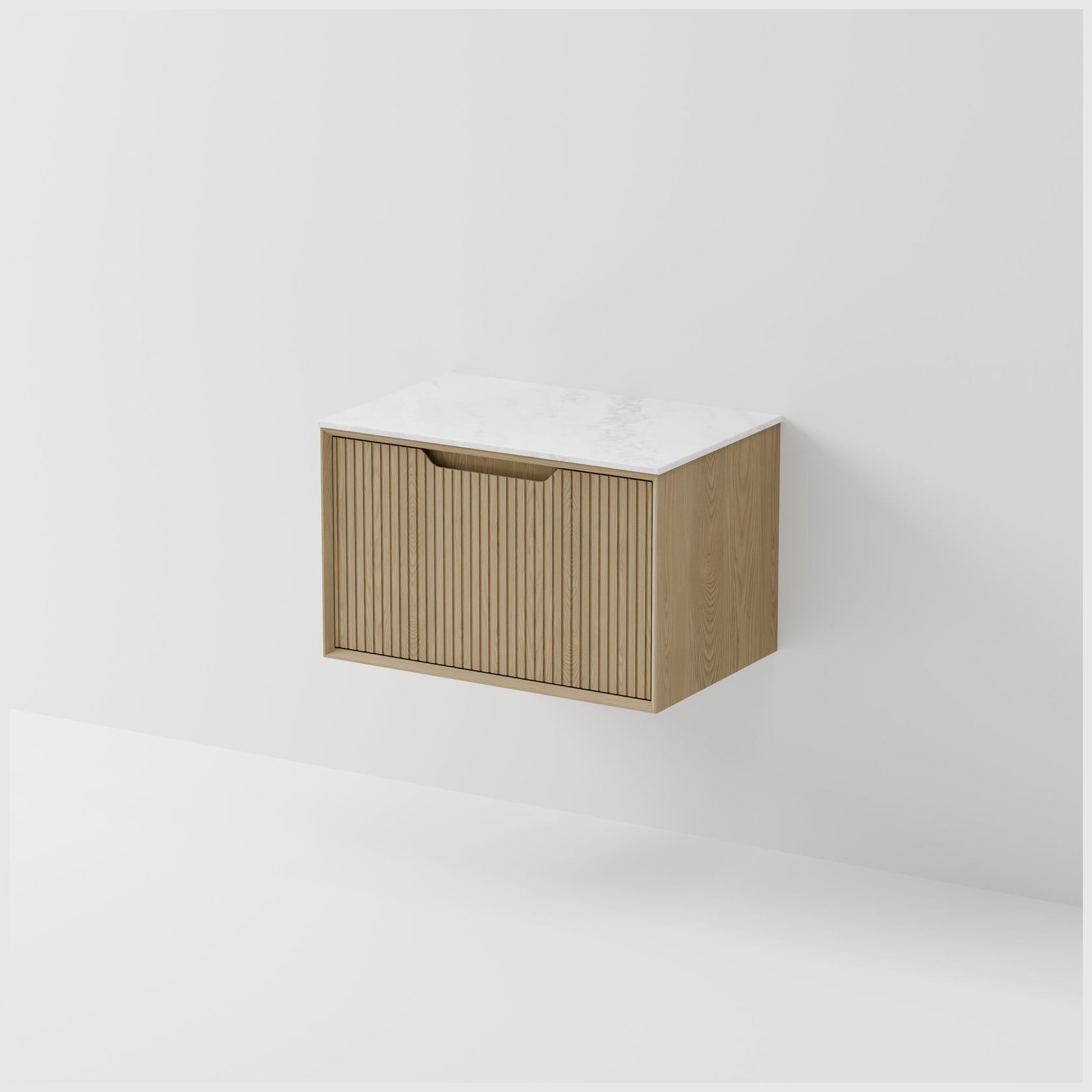 Aria 750 Wall Hung Vanity | Villastone Slab Top gallery detail image