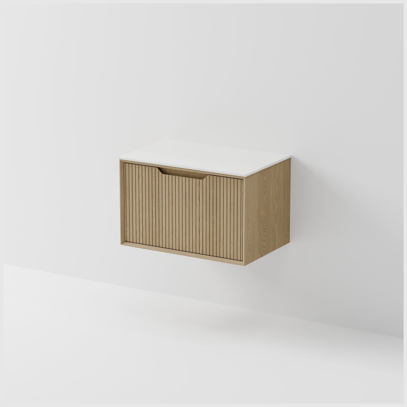 Aria 750 Wall Hung Vanity | Villastone Slab Top gallery detail image
