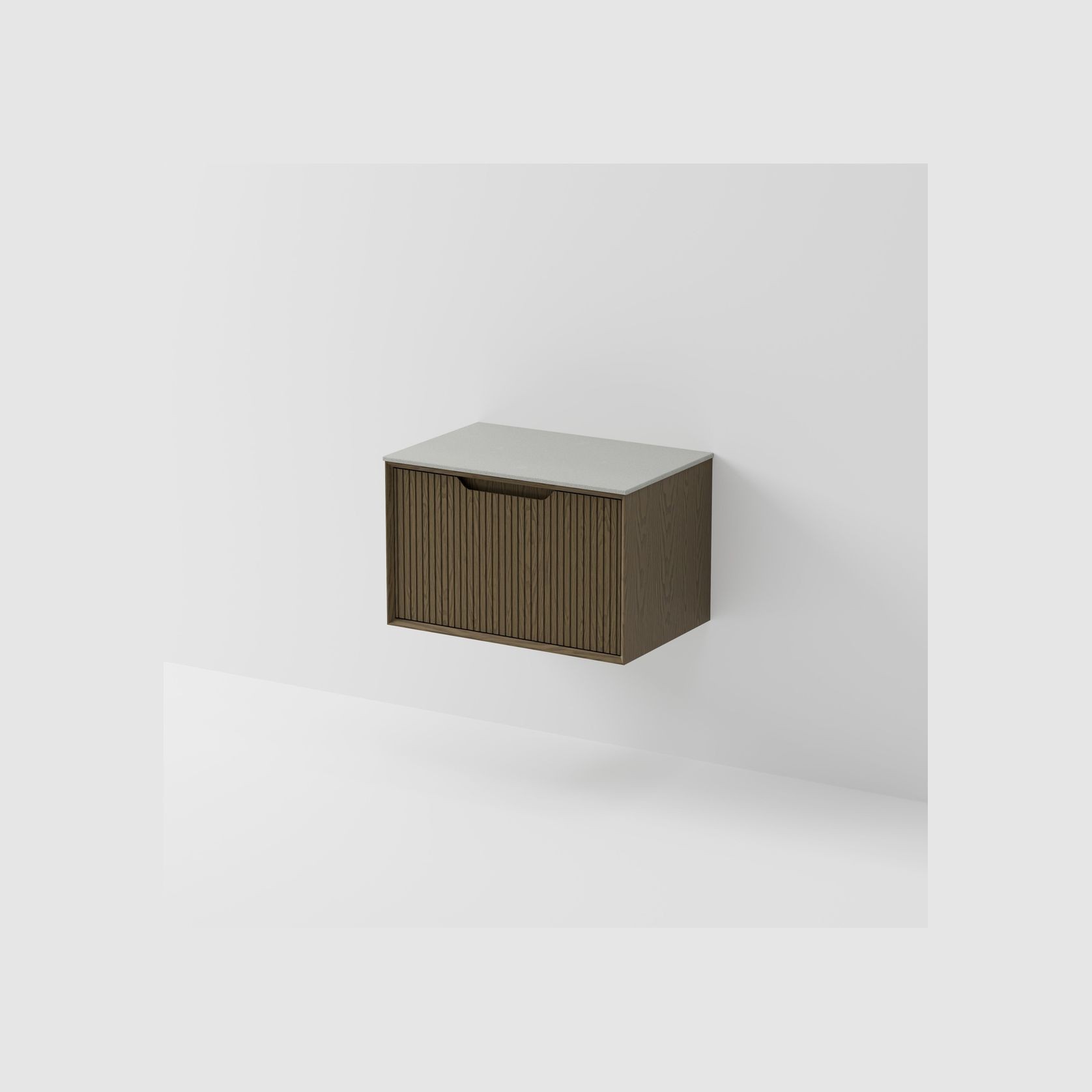 Aria 750 Wall Hung Vanity | Villastone Slab Top gallery detail image