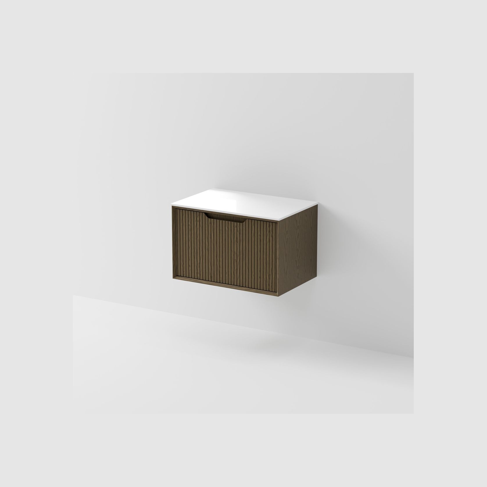 Aria 750 Wall Hung Vanity | Villastone Slab Top gallery detail image