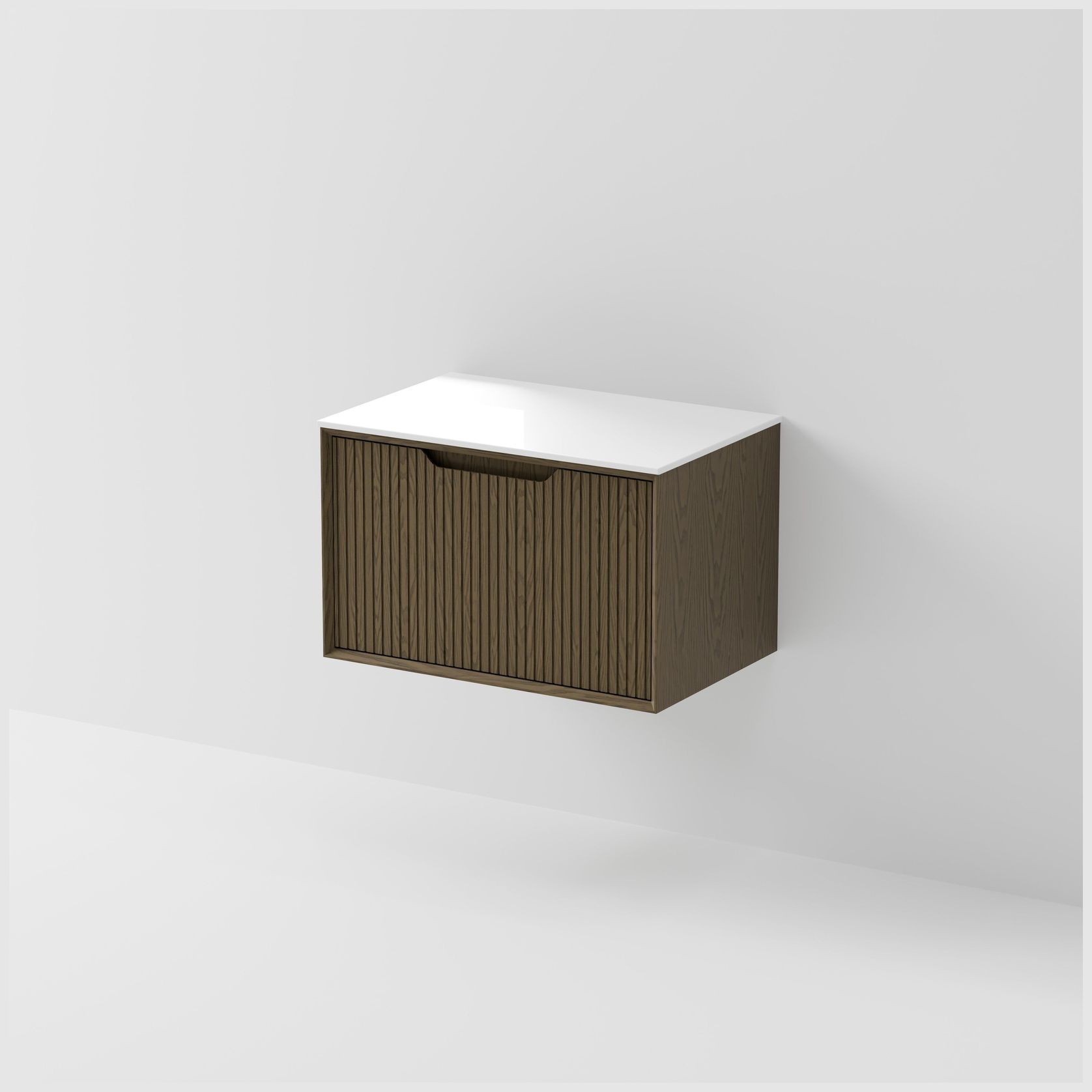 Aria 750 Wall Hung Vanity | Villastone Slab Top gallery detail image