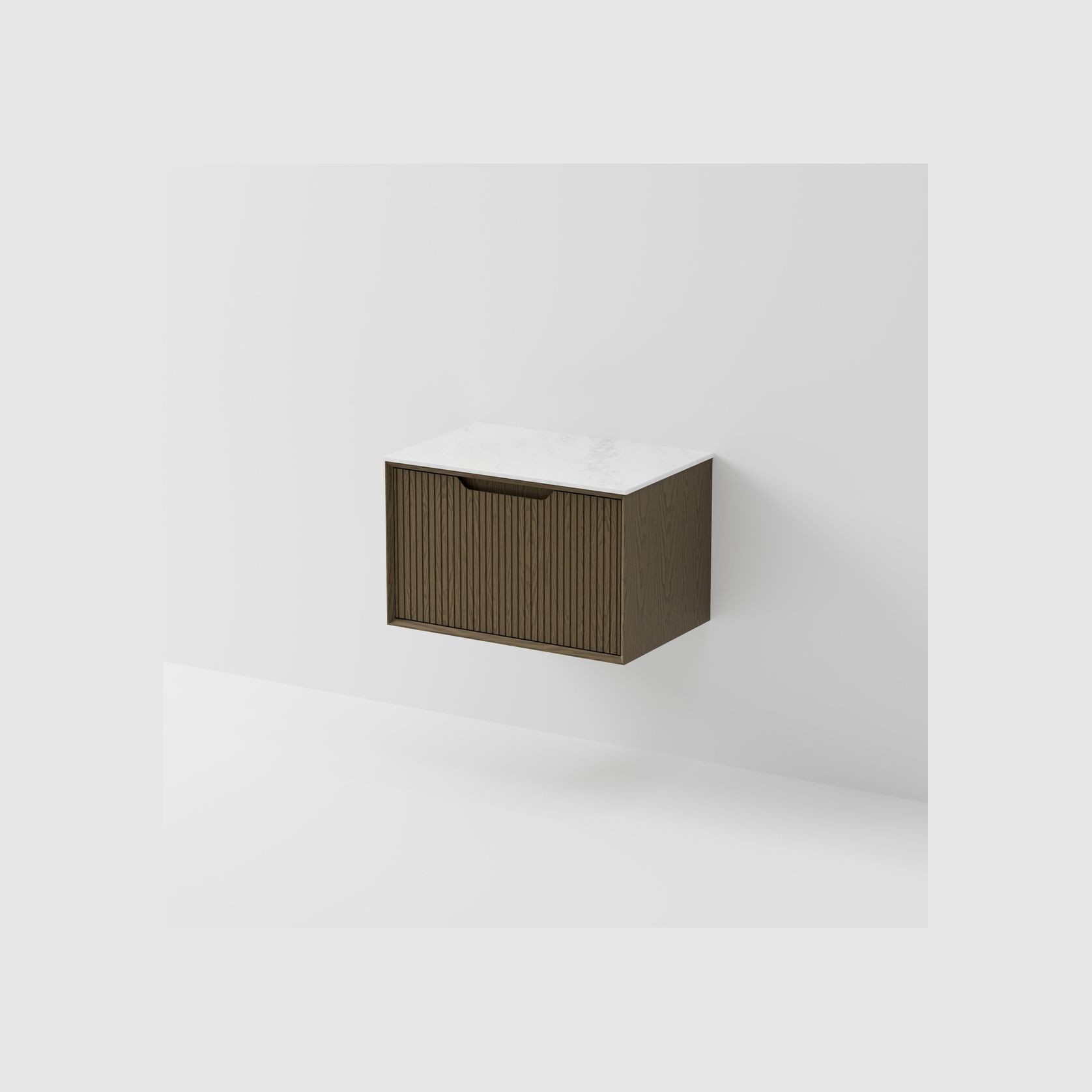 Aria 750 Wall Hung Vanity | Villastone Slab Top gallery detail image