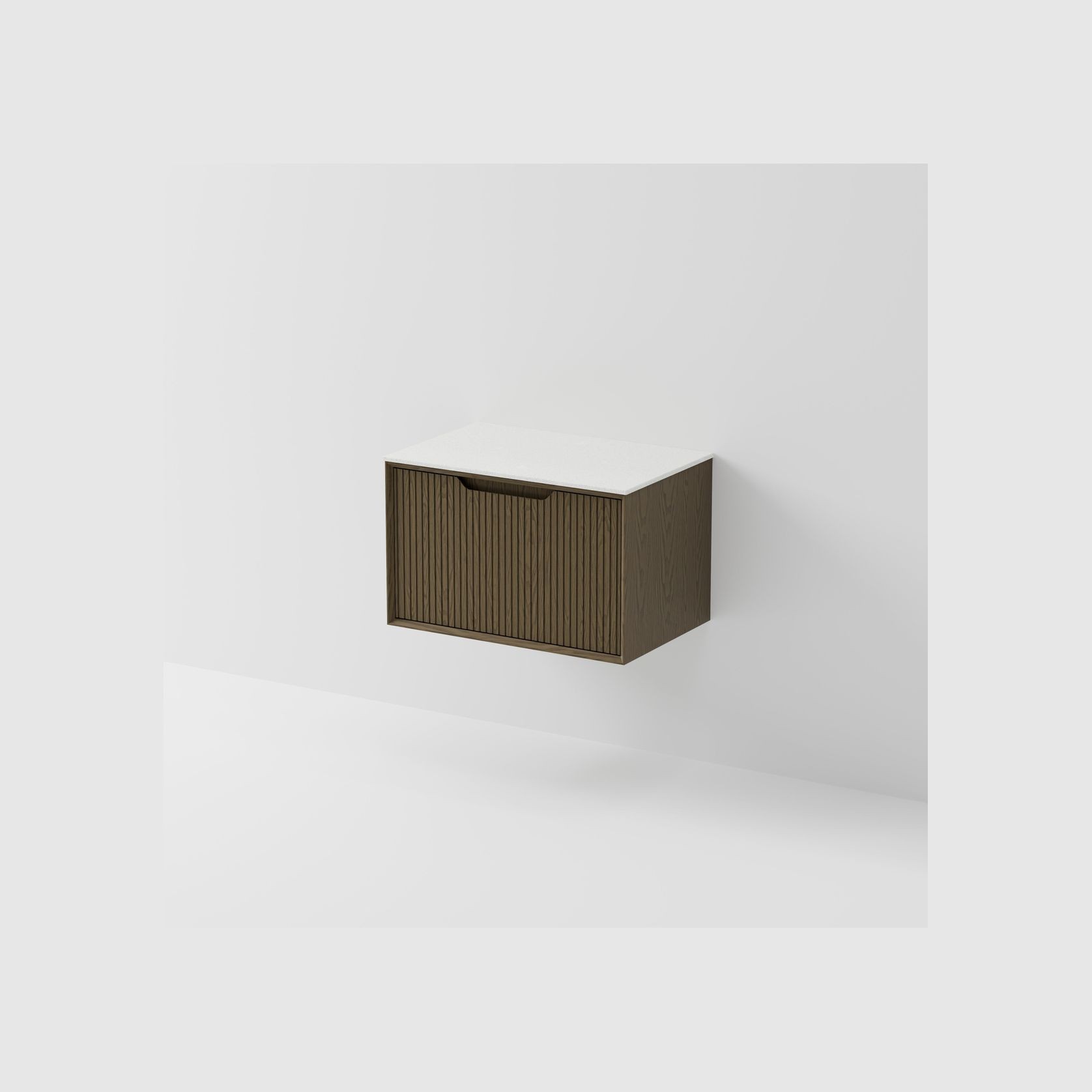 Aria 750 Wall Hung Vanity | Villastone Slab Top gallery detail image