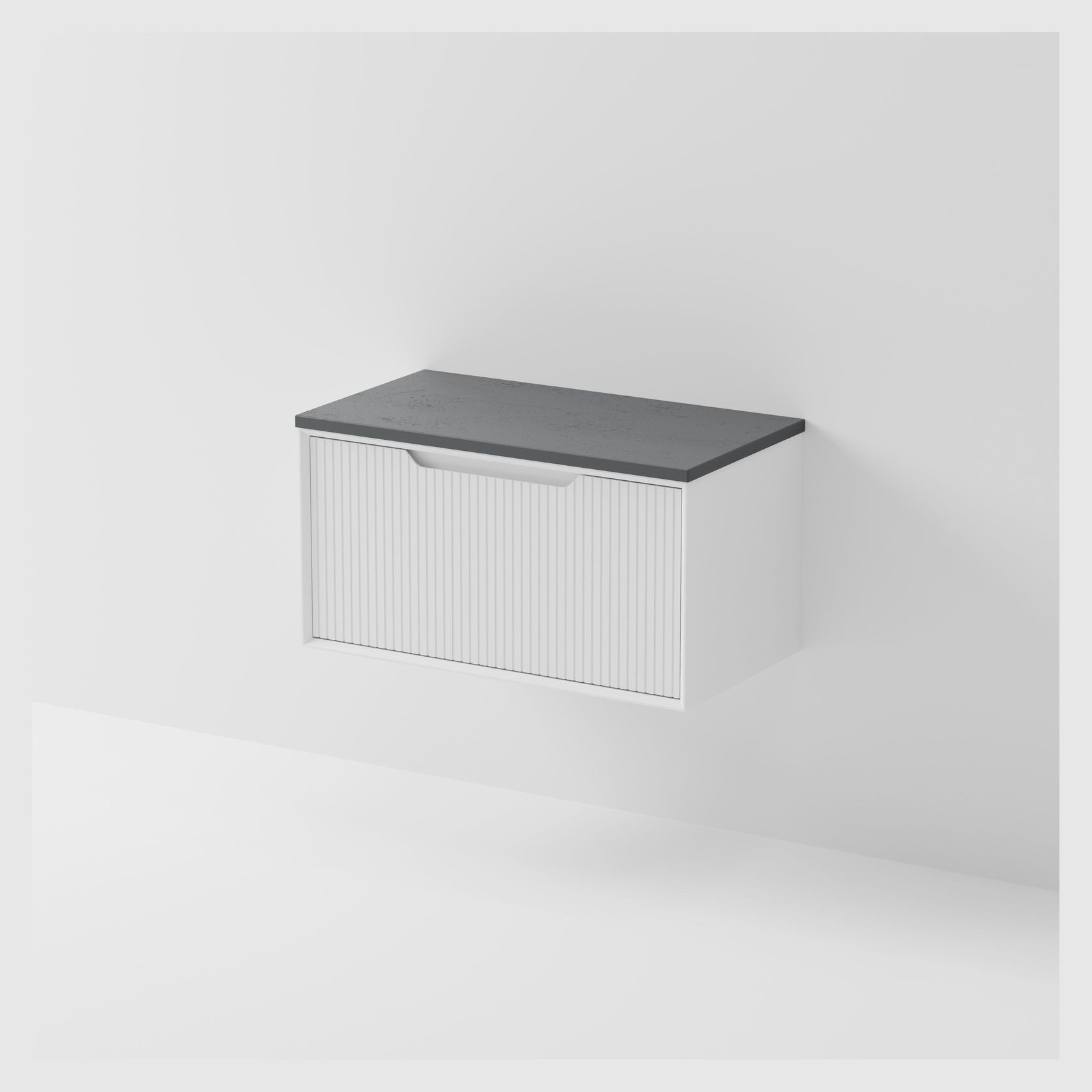 Aria 900 Vanity | Concrete Slab Top gallery detail image