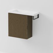 Aria 450 WC Vanity with Offset 600 Basin & Towel Rail gallery detail image