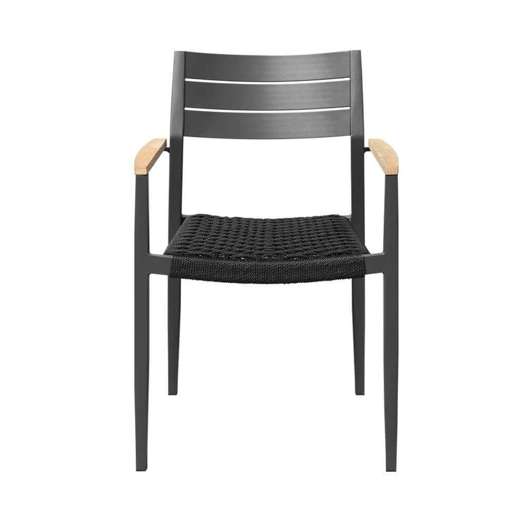 Albatross 2.0 Aluminium and Rope Outdoor Dining Chair gallery detail image