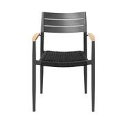 Albatross 2.0 Aluminium and Rope Outdoor Dining Chair gallery detail image