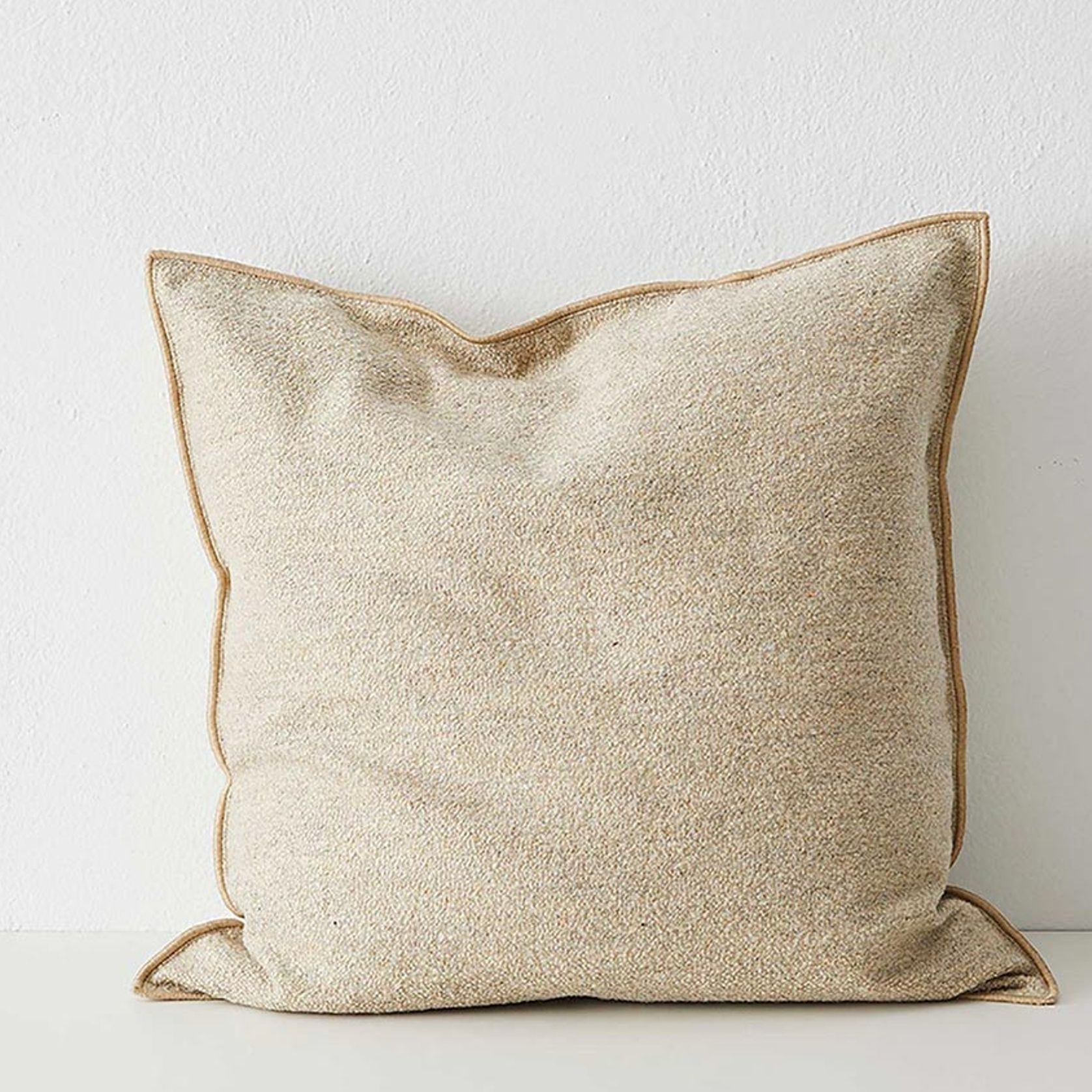 Weave Home Alberto Boucle Cushion - Nougat | 50 x 50cm gallery detail image