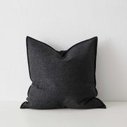 Weave Home Alberto Boucle Cushion - Onyx | 50 x 50cm gallery detail image