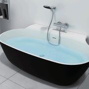 Pietra Bianca Alice Back-To-Wall Freestanding Bath gallery detail image