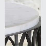 Almaty Coffee Table Zinc/White gallery detail image