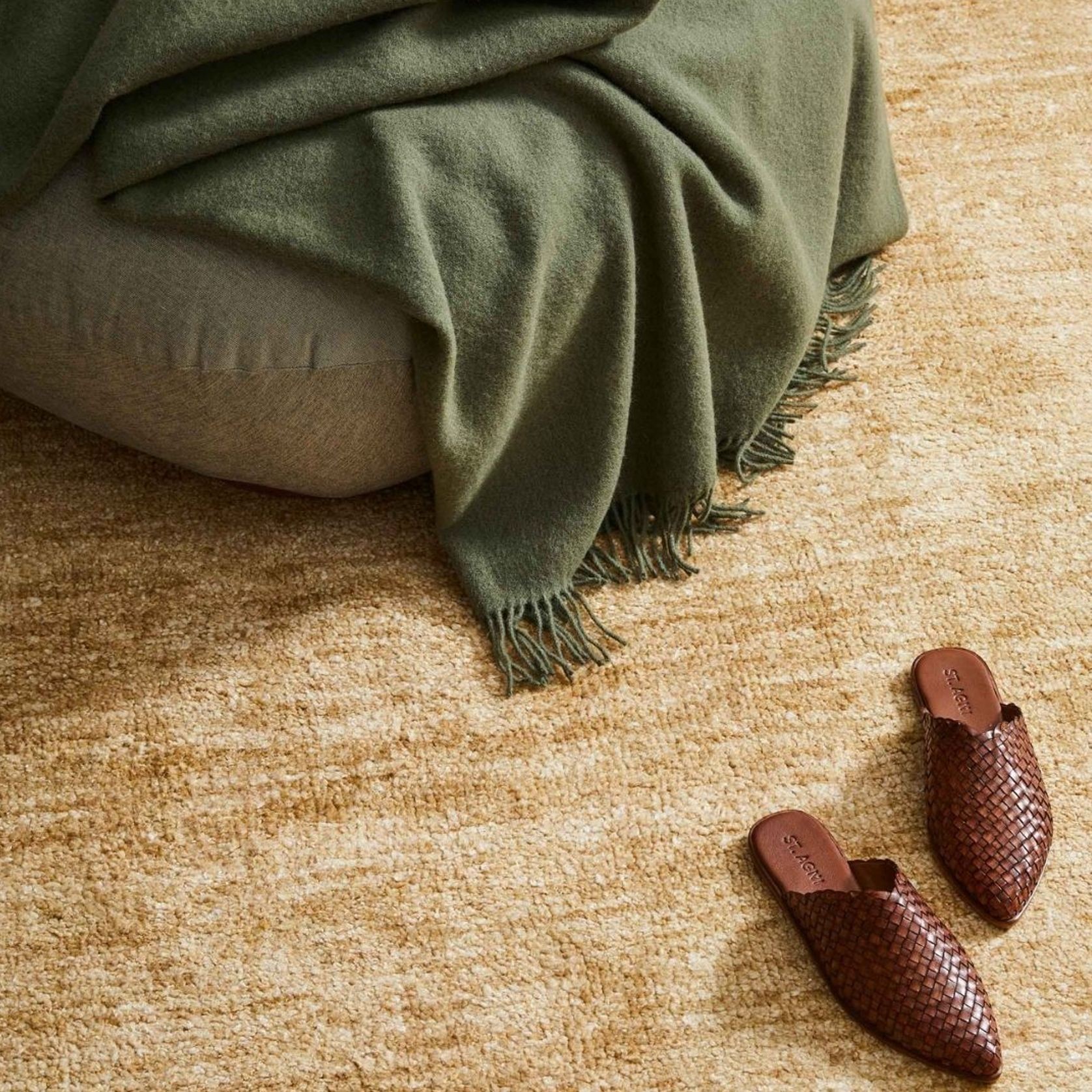 Weave Home Almonte Rug - Honeycomb | Bamboo Silk & Wool gallery detail image